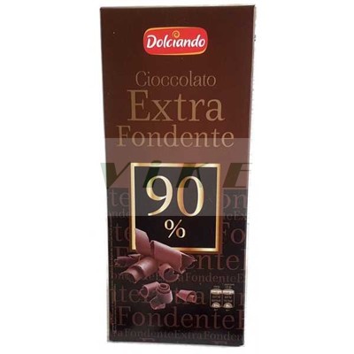 Dolciando Cioccolato Extra Fondente 90% 100 g