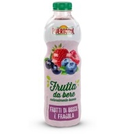 PUERTOSOL Frutta da bere naturalmente buona Frutti di Bosco e Fragola– 1 l
